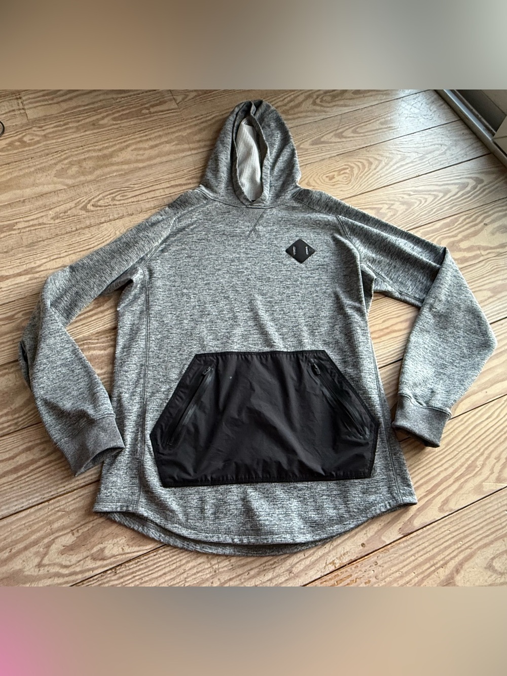 Burton Gray Heathered Hoodie size m